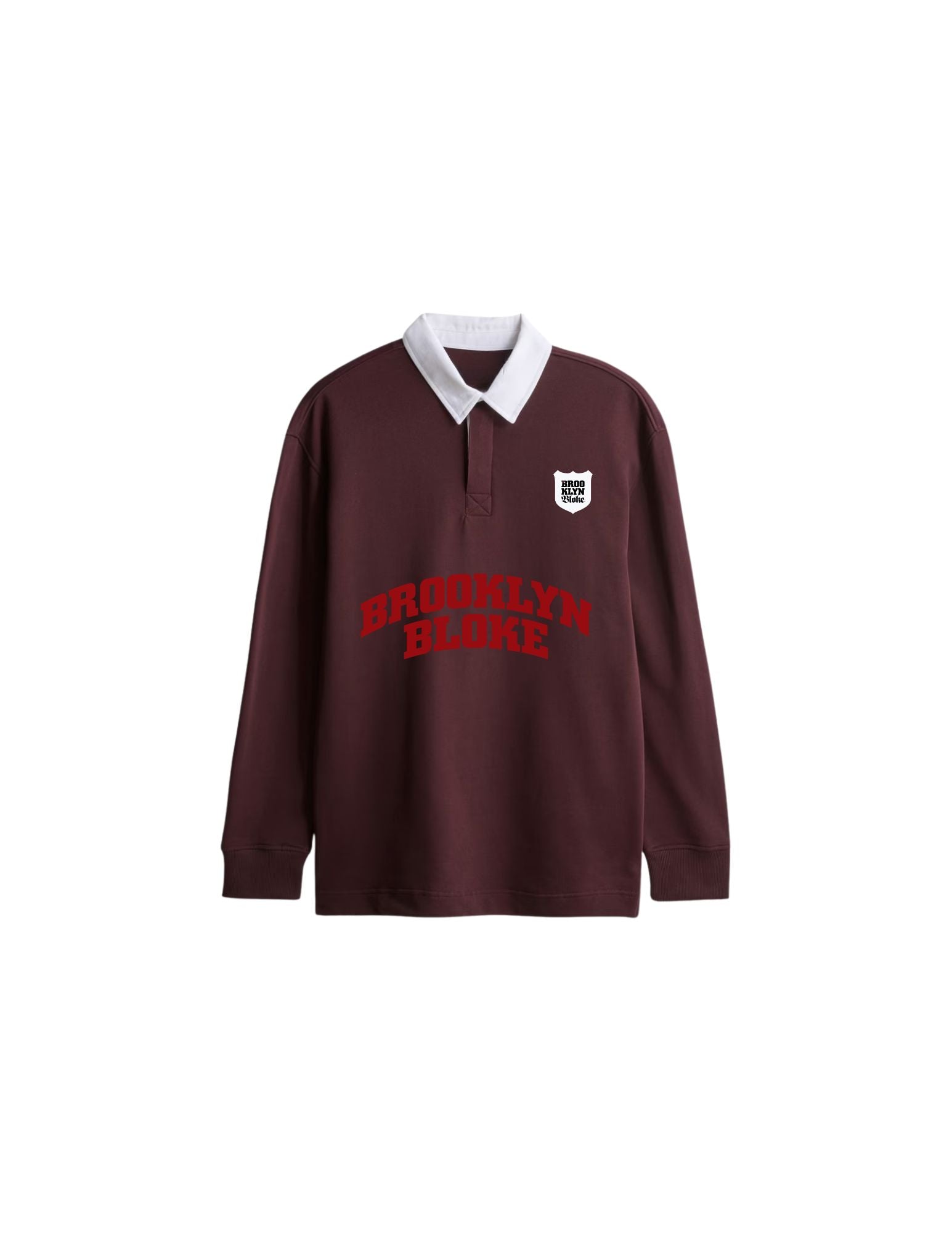 BB Varsity Rugby Shirt - Burgundy