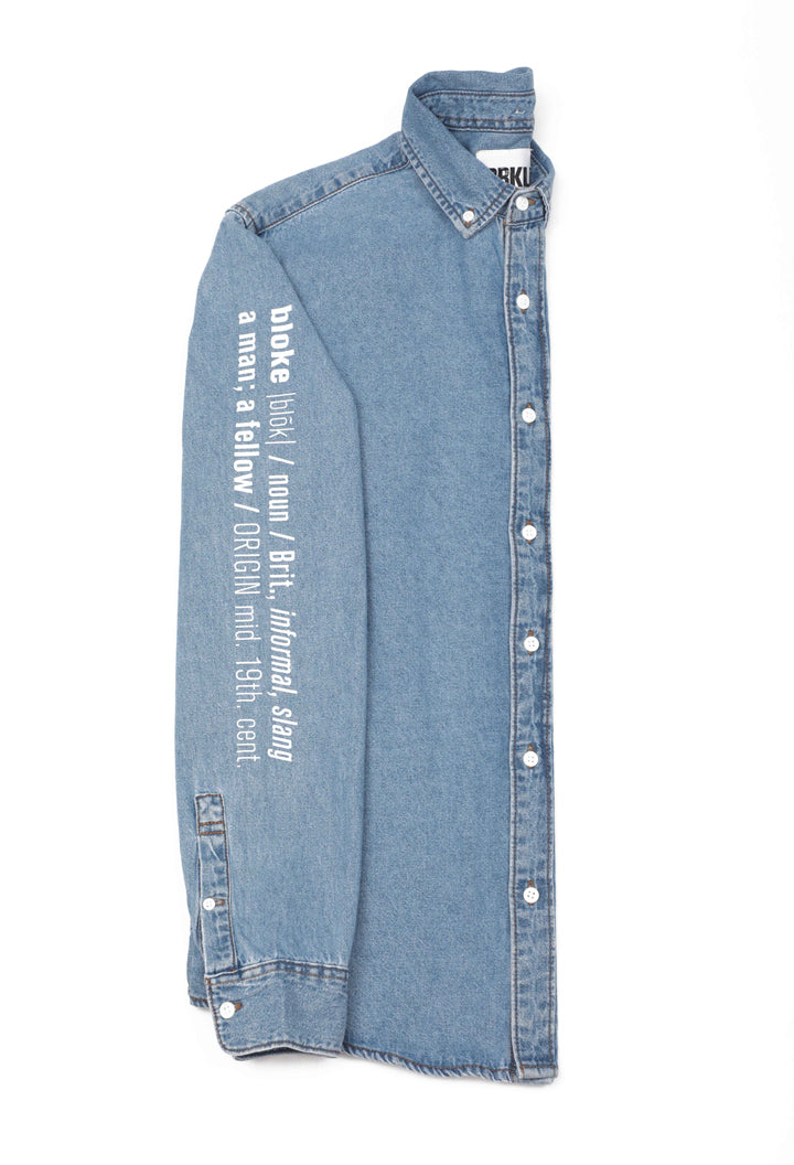 BB DEFINITION DENIM SHIRT LIGHT INDIGO