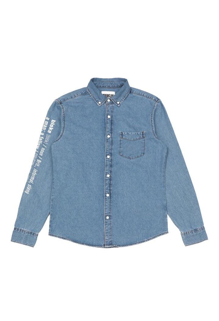 BB DEFINITION DENIM SHIRT LIGHT INDIGO
