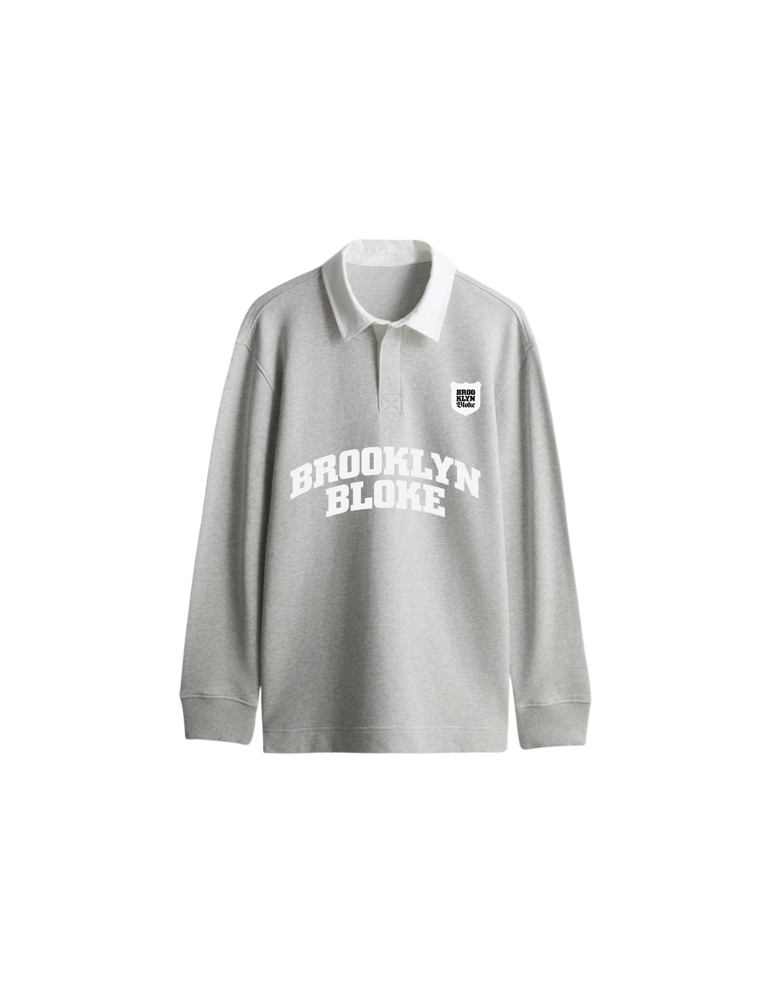 BB Varsity Rugby Shirt - Heather Grey