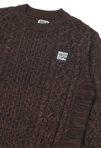 BB Cable Knit Sweater Brown
