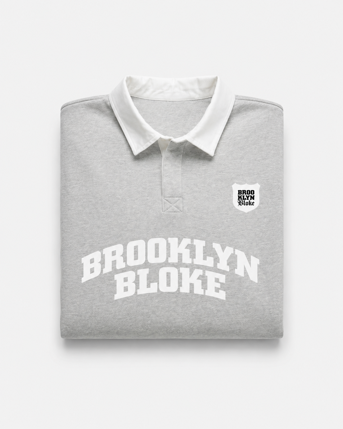 BB Varsity Rugby Shirt - Heather Grey