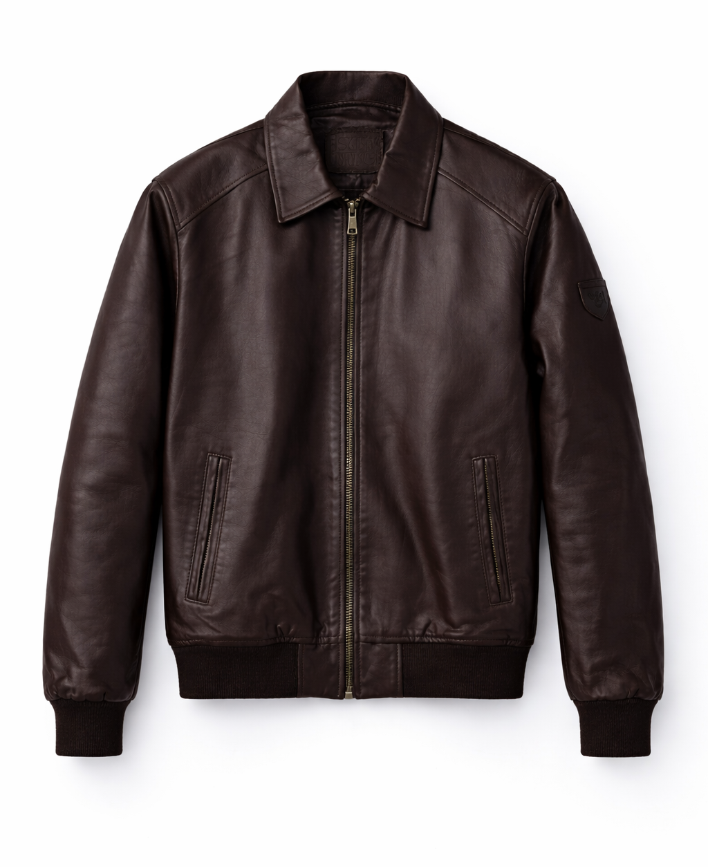 BRKLN BLOKE FEZ HERITAGE CALFSKIN JACKET Chocolate