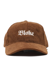 Bloke Corduroy Snapback Brown