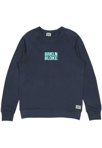 'Classic' Embroidered Sweater (Navy)