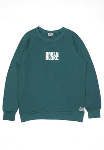'Classic' Embroidered Sweater (Forest Green)