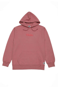 Old English Embroidered Hoodie - Mauve